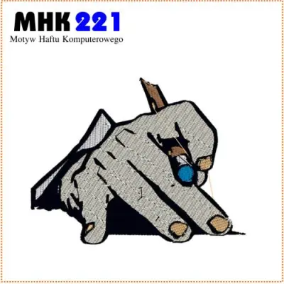 Beżowy ręcznik – haft 4