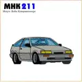 wzor haftu,motyw haftowany, haftowana grafika, auto