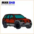 wzor haftu,motyw haftowany, haftowana grafika, auto
