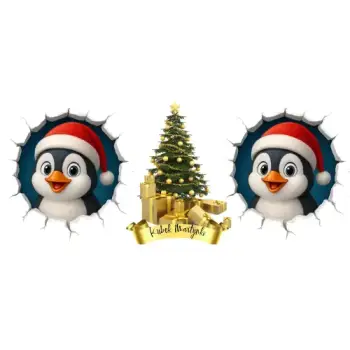 kubek z nadrukiem, z świątecznym zimowym pingwinkiem, świąteczny kubek z imieniem