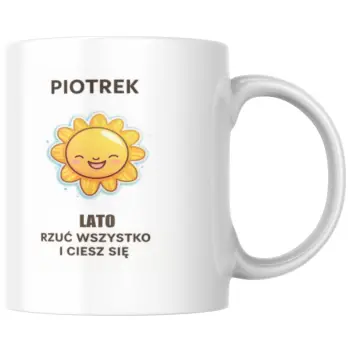 Kubek pory roku lato z imieniem