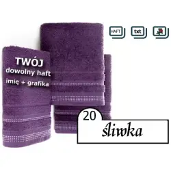 Dziecięcy ręcznik przedszkolny z haftem imię + grafika