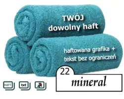 ręcznik morski z imieniem, tekstem i dowolną grafiką