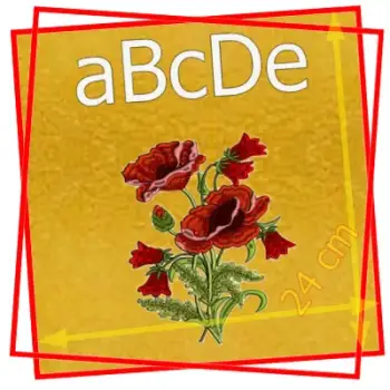 ręcznik żółty z imieniem, tekstem i dowolną grafiką