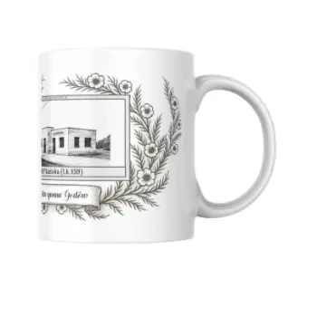 Kubek byłej stacji PKP Łaziska gmina Godów